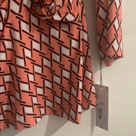 Liz Claiborne Womens Boat Neck 3/4 Sleeve Blouse - Picture 3 of 5